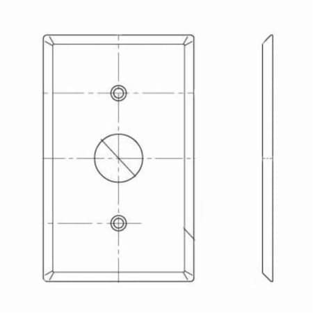 Leviton Key Lock Switch 1 Gang Wall Plate 84071-40